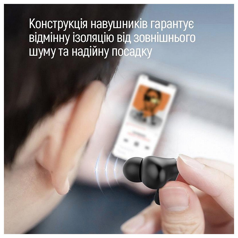 Наушники СolorWay TWS-3 Earbuds Black (CW-TWS3BK)