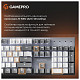 Клавиатура GamePro Genesis Metallic MK144G Outemu Red Swithes USB Gray