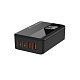 Зарядний пристрій ColorWay Power Delivery GaN (2USB-A + 2USB TYPE-C) (100W) Black (CW-CHS0)