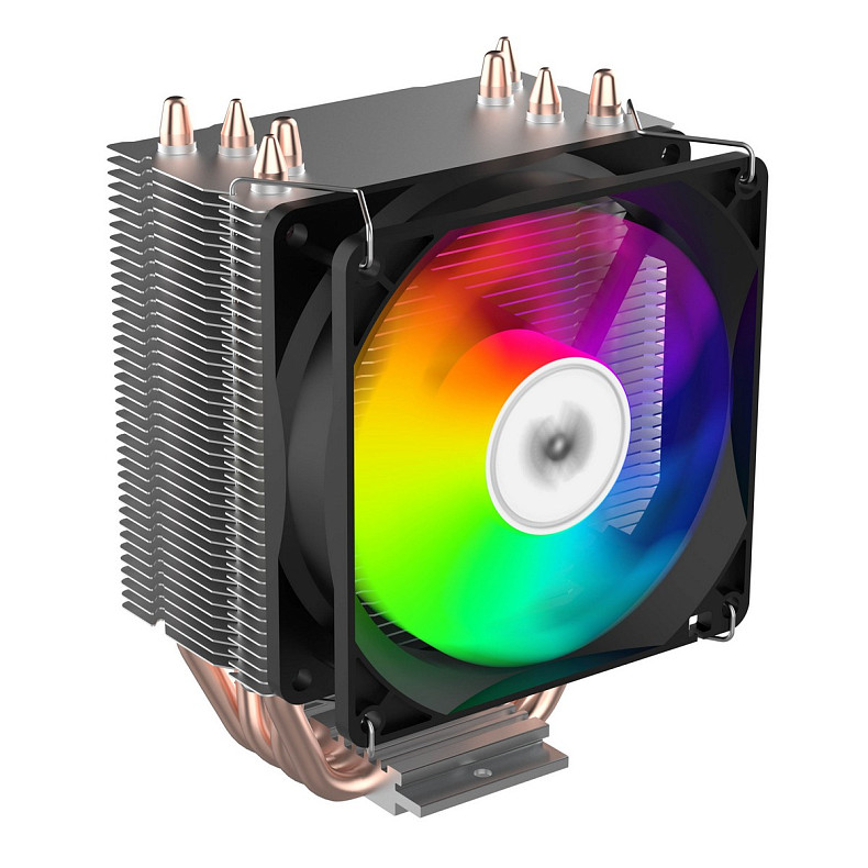 Процесорний кулер 2E GAMING Air Cool AC90D4-ARGB, LGA1700, 1200, 115x, 1366, AM5, AM4, AM3, AM3+