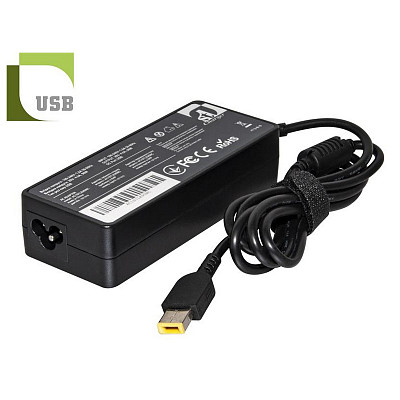 Блок живлення 1StCharger для ноутбука Lenovo 20V 90W USB 4.5A (AC1STLE90WC)