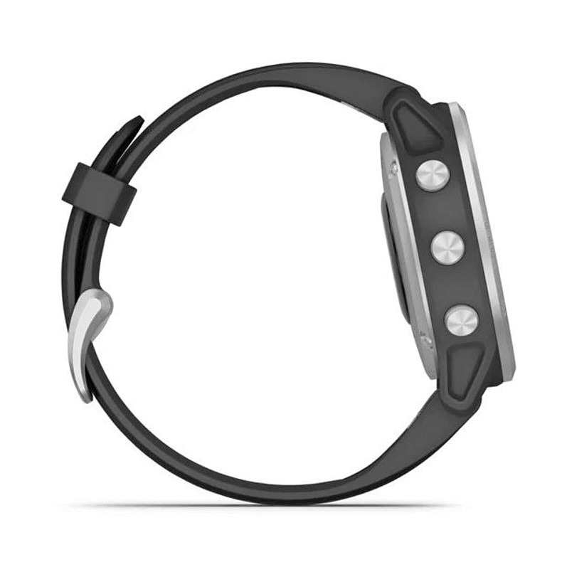 Мультиспортивные часы GARMIN Fenix 6S Silver with Black Band