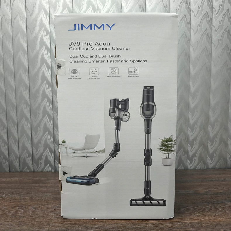 Аккумуляторный пылесос JIMMY JV9 Pro Aqua - Уценка