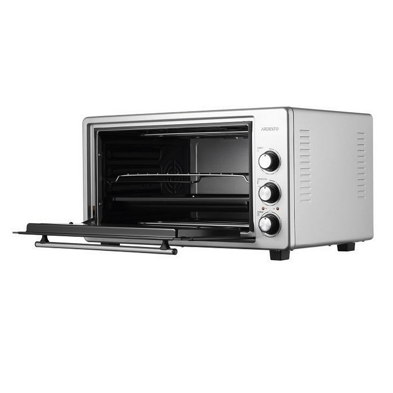 Піч електрична ARDESTO, 45л, 1600Вт, механіч., конвекція, подвійне скло, сірий