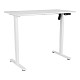 Стол компьютерный 2E СЕ120W-MOTORIZED, регулировка высоты, электропривод 220В, 73/118х120x60см, белый