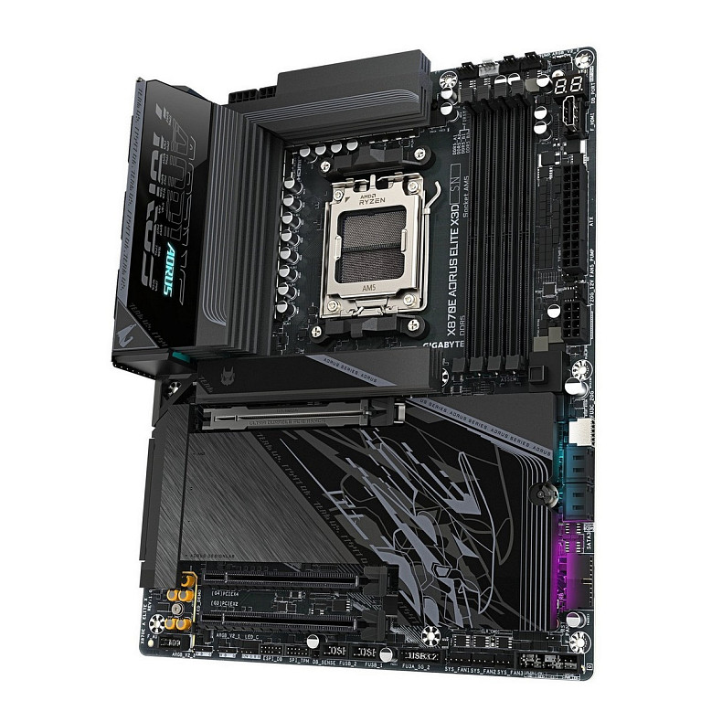 Материнская плата Gigabyte X870E Aorus Elite X3D Socket AM5