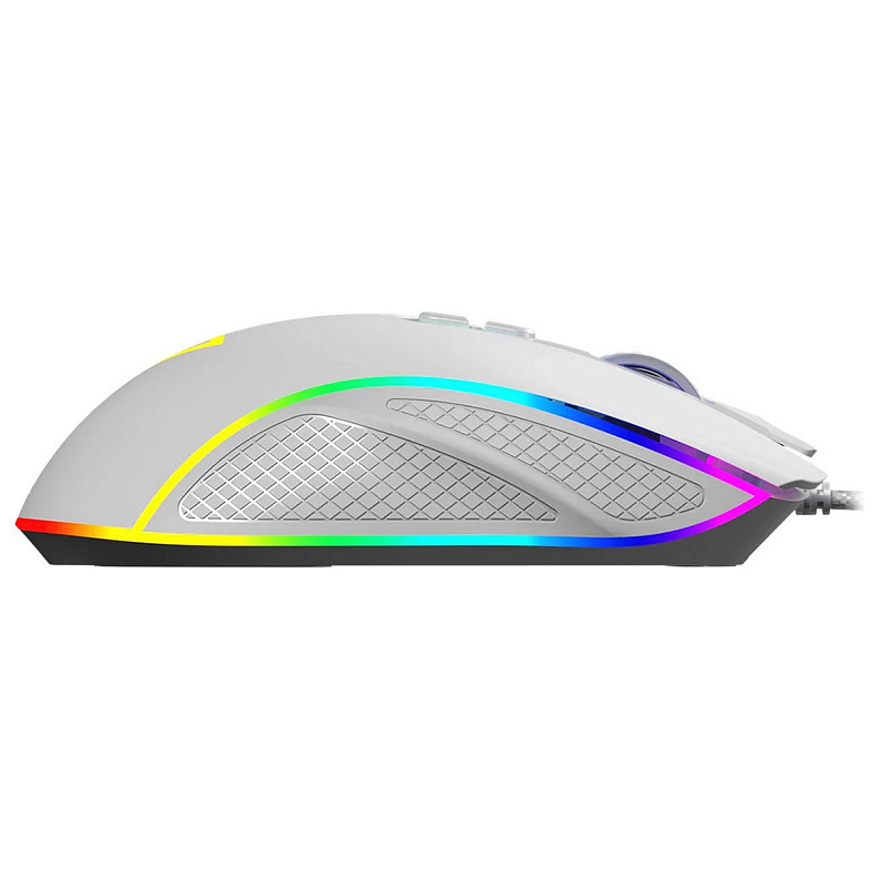 Мишка  Modecom Veles Volcano, ігрова, 12800dpi., 8кн.,RGB, біла
