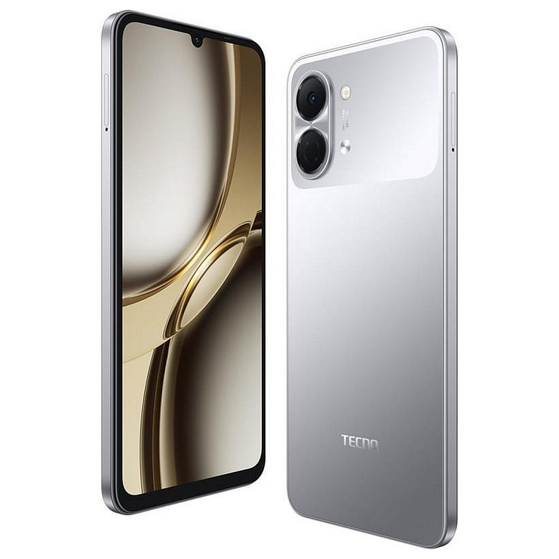 Смартфон Tecno Spark Go 3 (KN3) 4/64GB Titanium Grey (4894947105289)