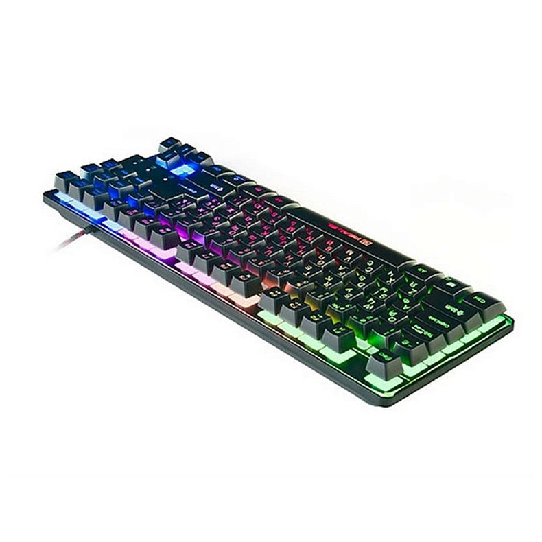 Клавиатура REAL-EL Gaming 8710 TKL Backlit USB черный UAH