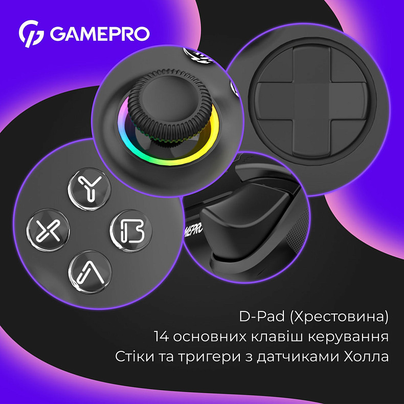 Бездротовий геймпад GamePro GPX13BDOC