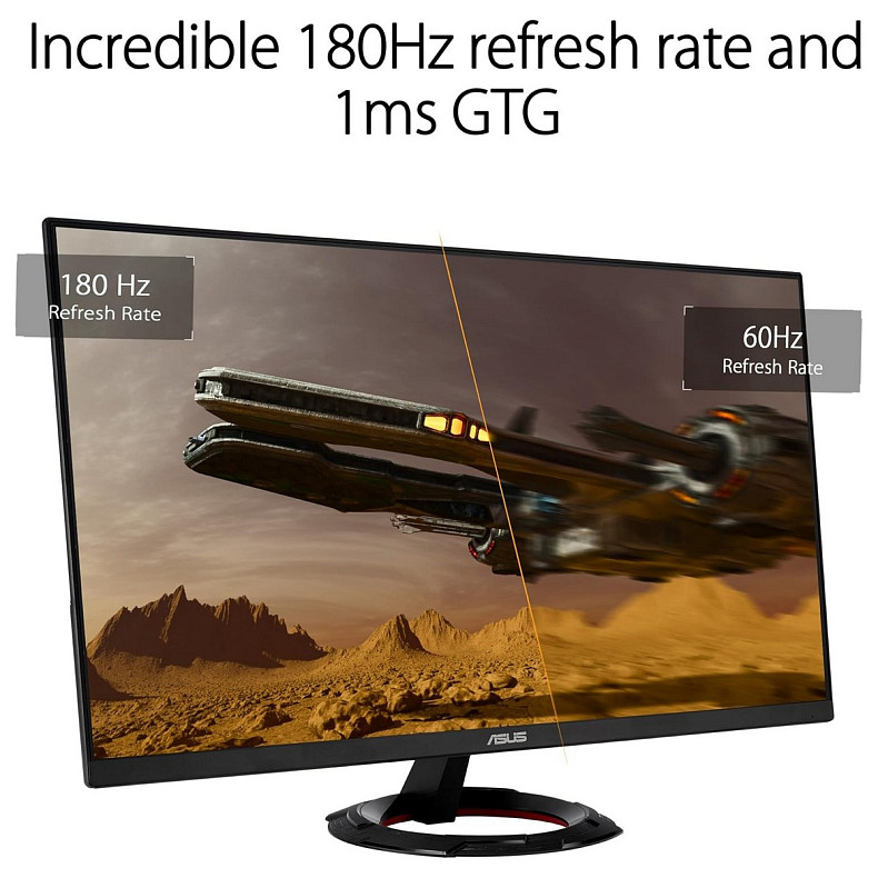 Монітор Asus 23.8" TUF Gaming VG249Q3R 2xHDMI, DP, MM, IPS, 180Hz, 1ms, sRGB 100%, AdaptiveSync