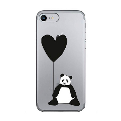 Чехол Pump Transperency Case for iPhone 8/7 Sad Panda