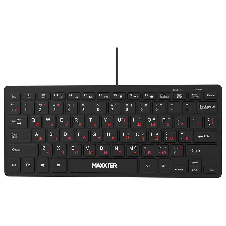 Клавиатура Maxxter KBM-C01B-UA Black