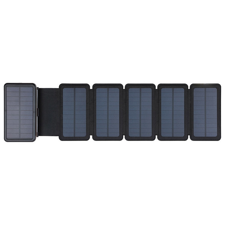 Зовнішній акумулятор (павербанк) із сонячною панеллю Sandberg 20000mAh Solar 6-Panel (420-73)