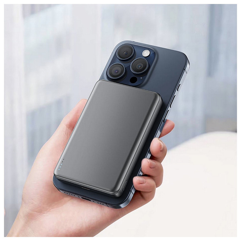 УМБ Acefast Magnetic Wireless 10000mAh 20W PD, QC 3.0, QI 15W M12 Black