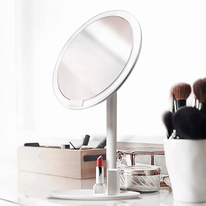 Дзеркало косметичне AMIRO LED Lightting Mirror Mini Series White (AML004S)