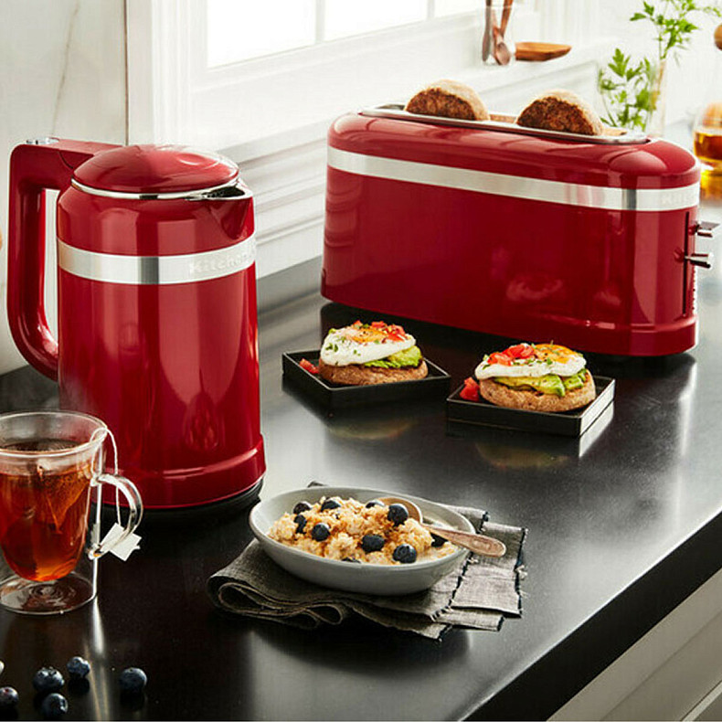 Тостер KitchenAid DESIGN 5KMT3115EER на 2 тоста 1 длинный красный слот