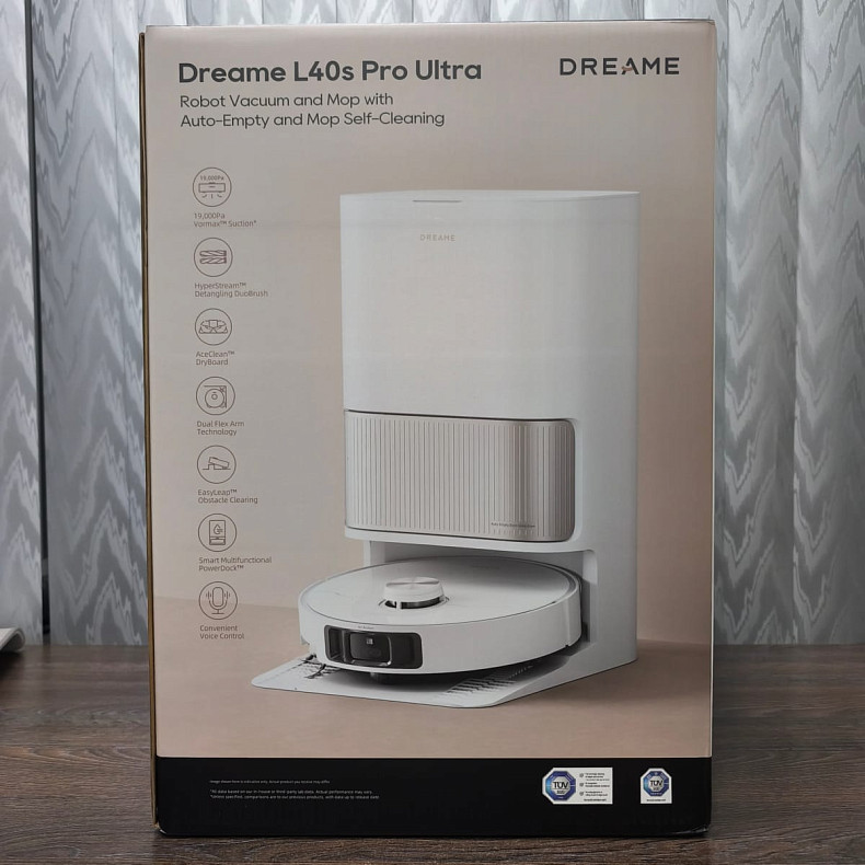 Робот-пылесос моющий Dreame L40s Pro Ultra White - Уценка