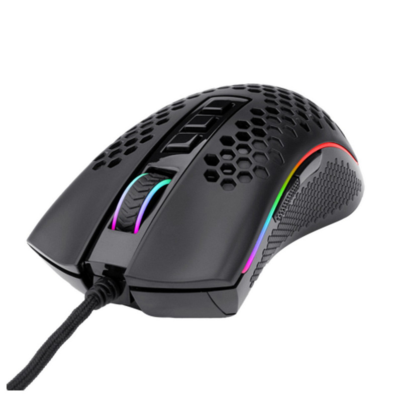 Мишка Redragon Storm Elite RGB, ігрова, 16000dpi., 10кн., чорна