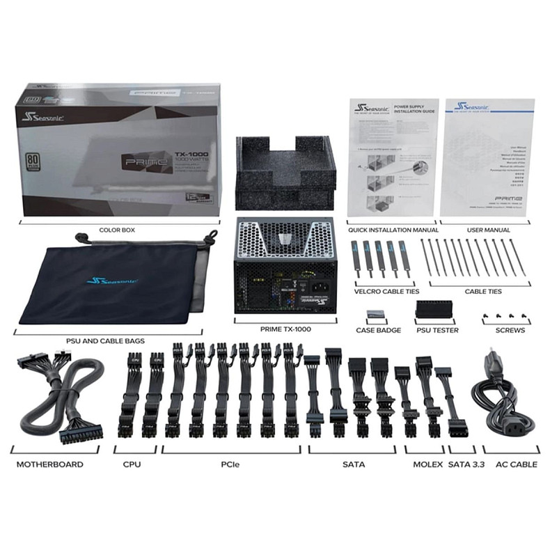 Блок живлення Seasonic PRIME TX-1000 ATX 1000W