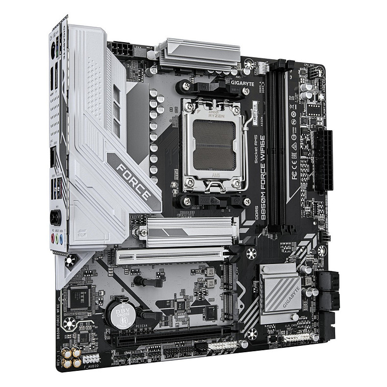 Материнська плата GIGABYTE B850M FORCE WF6E sAM5 B850 2xDDR5 M.2 Wi-Fi BT HDMI DP mATX