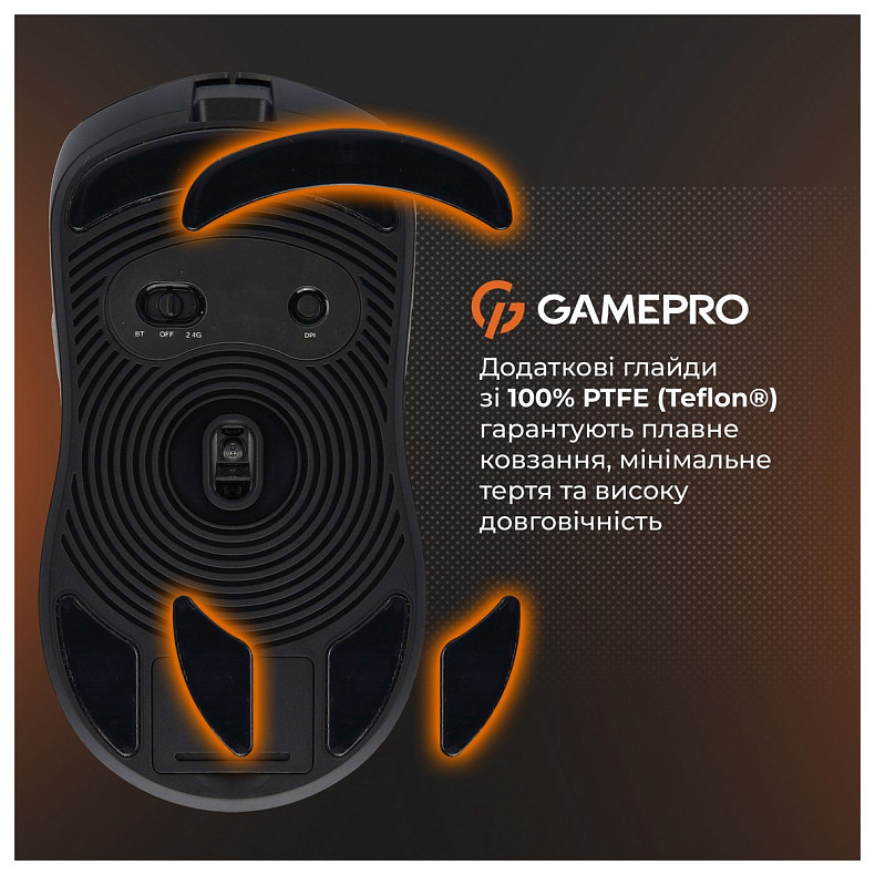 Миша GamePro Genesis Ranker Black (GM012B)