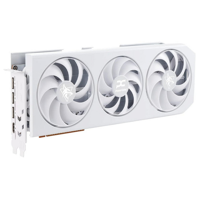 Відеокарта PowerColor Radeon RX 9070 XT Hellhound Spectral White 16GB GDDR6 (RX9070XT 16G-L/OC/WHITE)