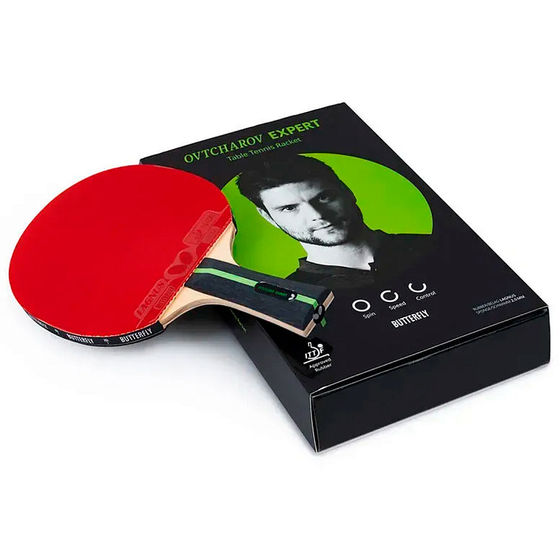 Ракетка для настільного тенісу Butterfly Ovtcharov Expert FL (6116700002)
