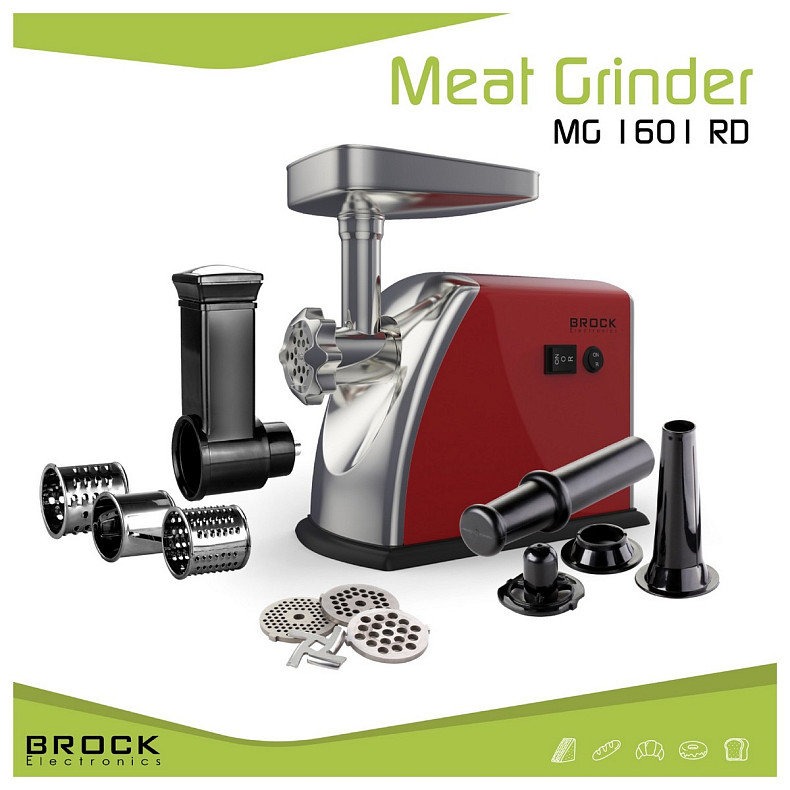 Мясорубка BROCK MG 1601 RD