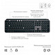 Клавиатура LOGITECH MX Keys S, Wireless, Ukr, Graphite (L920-011593)