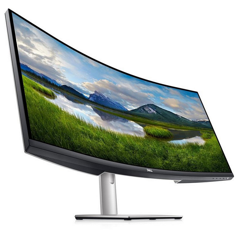 Монитор DELL 34" S3422DW VA Silver Curved (210-AXKZ)