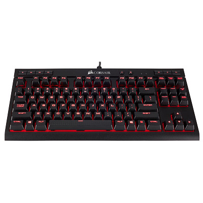 Клавiатура Corsair K63 RGB Cherry MX Red (CH-9115020-RU) USB