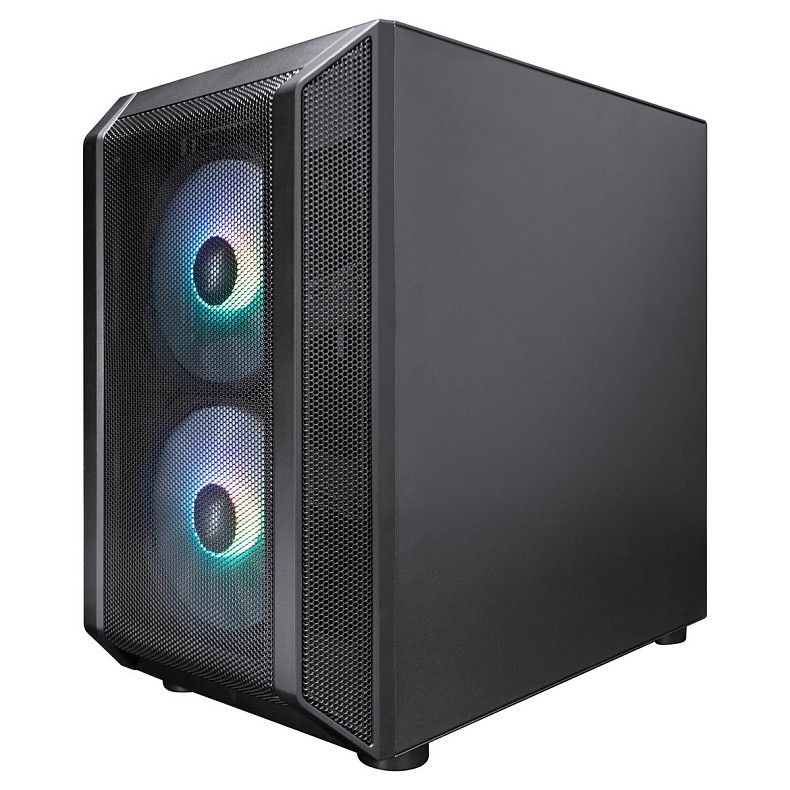 Корпус 1stPlayer D3-BK-3F7-14 Black без БП