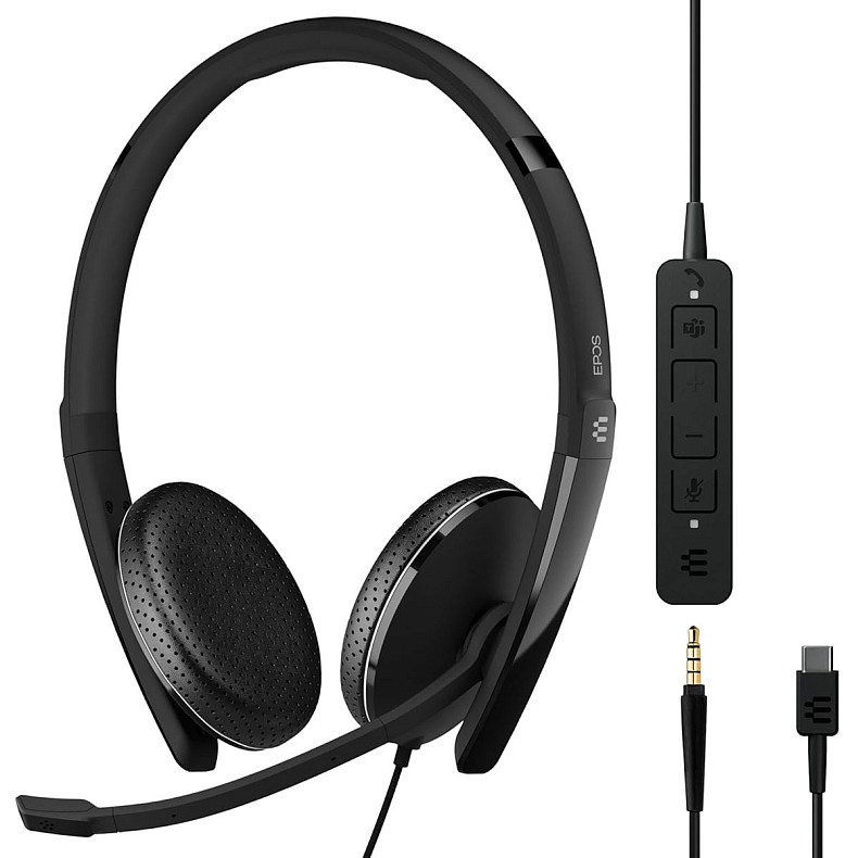 Навушники з мікрофоном Sennheiser EPOS Adapt 165 USB-C II (1000920)