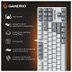 Клавіатура GamePro Genesis Metallic MK110W Outemu Red Swithes USB White