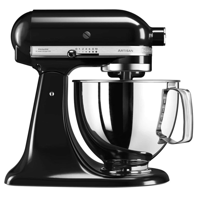 Кухонный комбайн KitchenAid Artisan 4,8 л 5KSM125EOB с откидным блоком черный