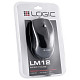 Мишка LogicConcept LM-12, 3 кн., 1000dpi, чорна