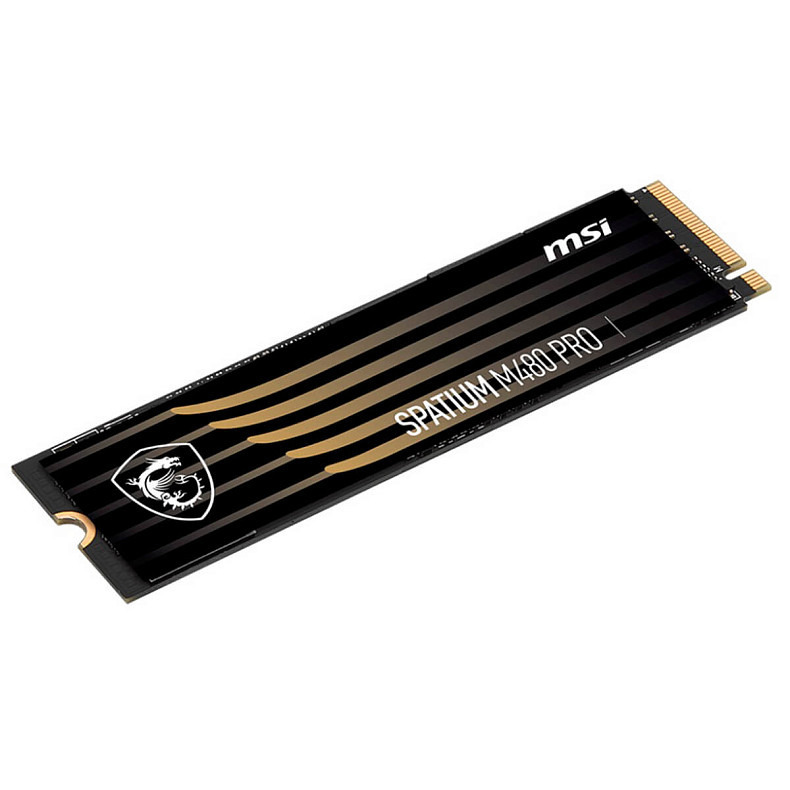 SSD диск MSI Spatium M480 Pro 1TB M.2 2280 PCIe 4.0 x4 NVMe 3D NAND TLC (S78-440L1G0-P83)