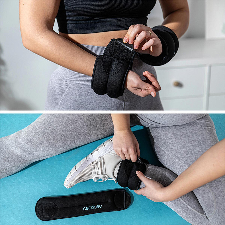 Обтяжувачі Cecotec Drumfit AnkleBell 2000 Neo (2шт по 2кг)
