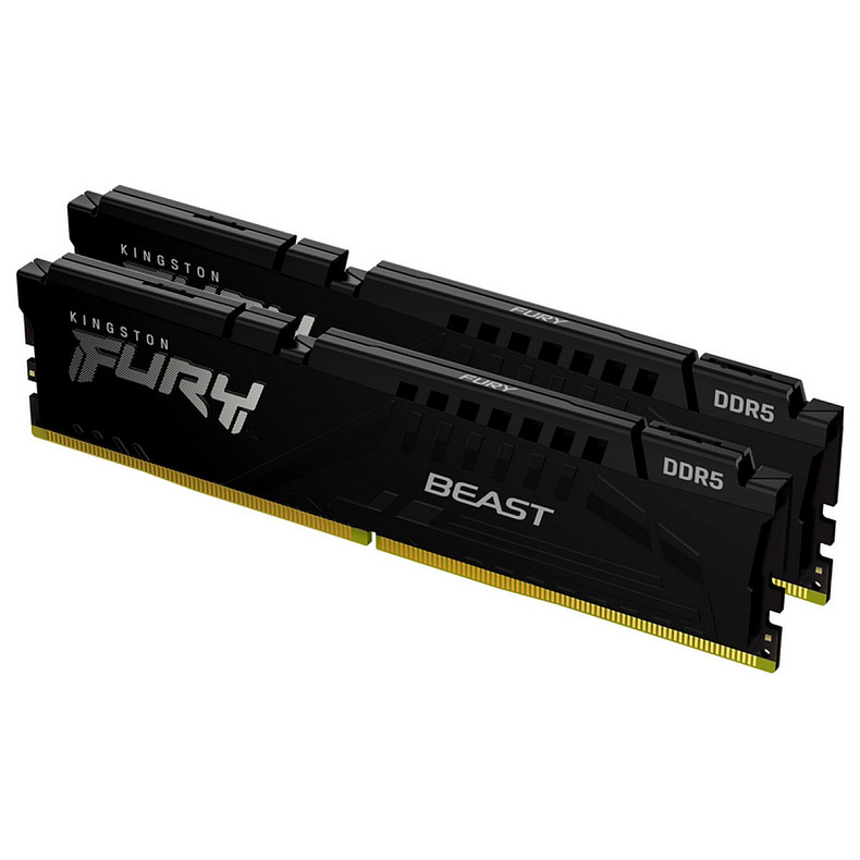 ОЗУ DDR5 2x16GB/6000 Kingston Fury Beast Black (KF560C36BBE2K2-32)