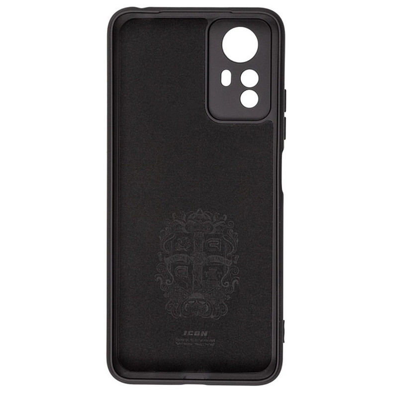 Чехол-накладка Armorstandart Icon для Xiaomi Redmi Note 12S 4G Camera cover Black (ARM67504)