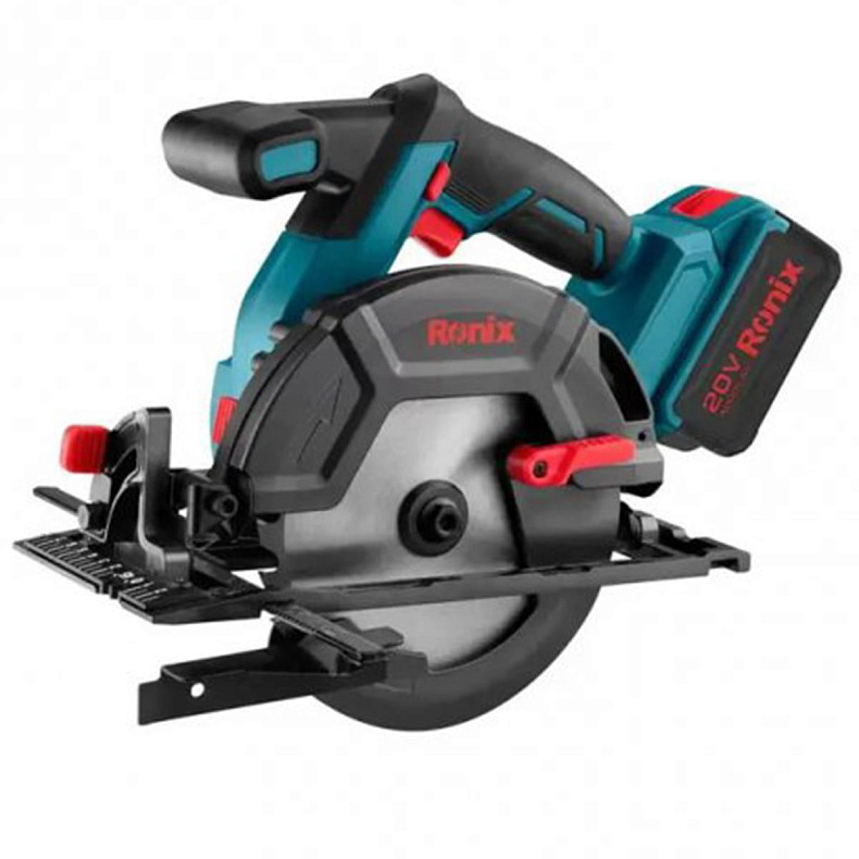 Циркулярна пила Ronix акумуляторна 20В, 4Ач х 2 (8902K)