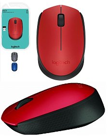 Мышка Logitech M171 (910-004641) Red/Black USB