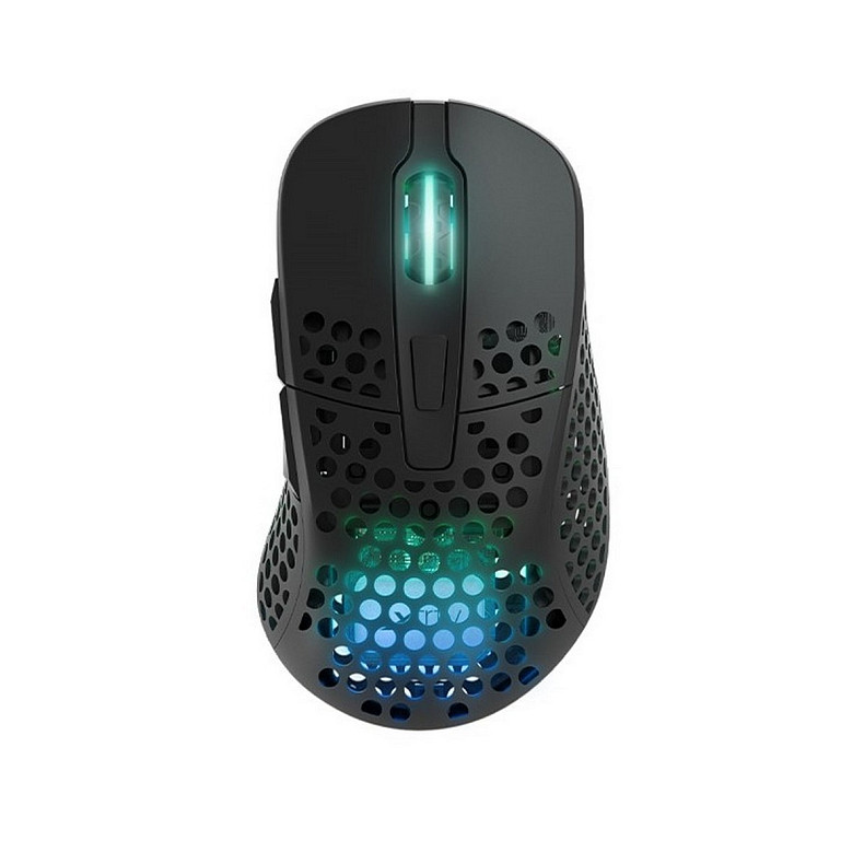 Миша Xtrfy M4, WL/USB-A, RGB, чорний