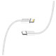 Кабель ColorWay USB Type-C - Lightning (M/M), (braided cotton) (PD Fast Charging 27W), 2 м, Gray (CW