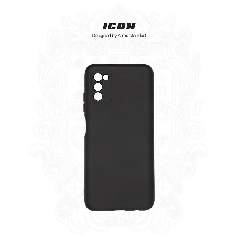 Чохол-накладка Armorstandart Icon для Samsung Galaxy A03s SM-A037 Camera cover Black (ARM70613)