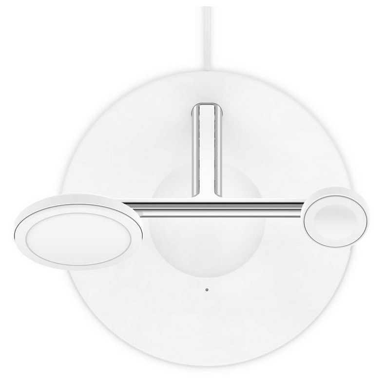 Беспроводное зарядное устройство для Belkin MagSafe 3in1 Wireless Charger, white (WIZ017VFWH)