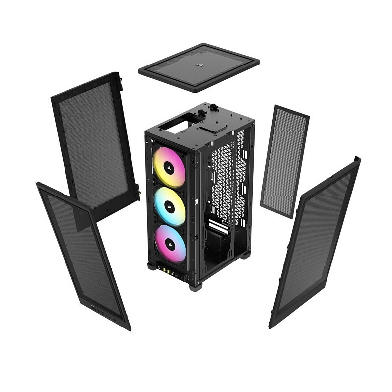 Корпус Corsair 2000D RGB Airflow Black (CC-9011246-WW) без БП