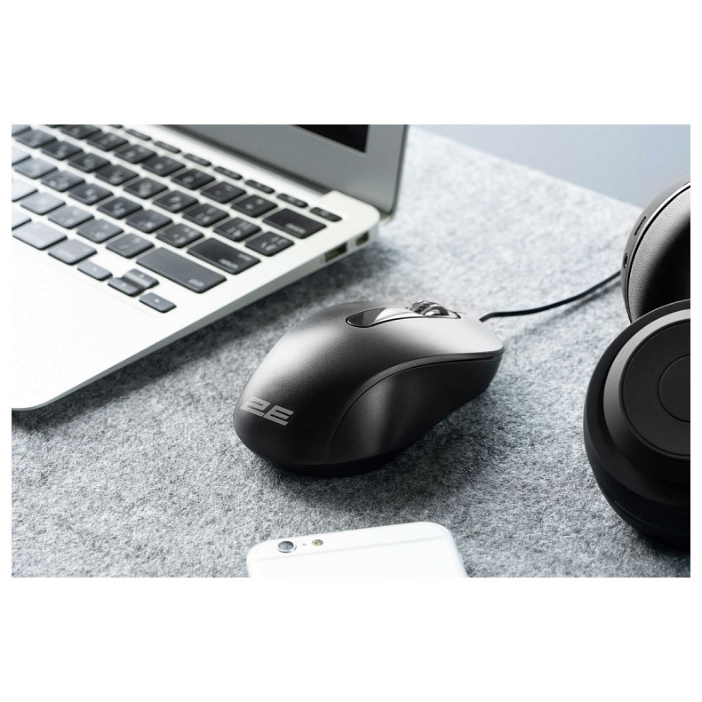 Мишка 2E MF160 USB Black