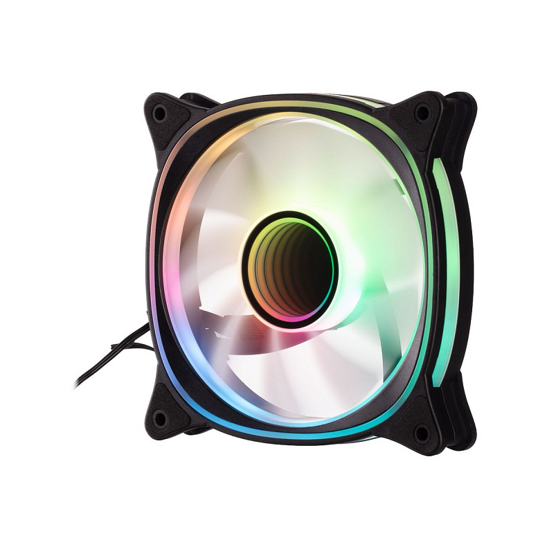 Вентилятор 2E GAMING Air Cool X Fan ACF120XB-ARGB, 120мм, 1200rpm, 3pin, 3pin +5VARGB